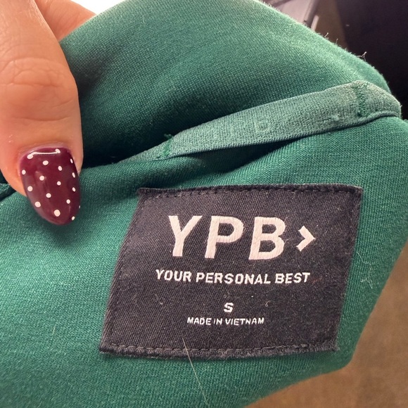 Forest Green Half-Zip Sweatshirt - Picture 2 of 6